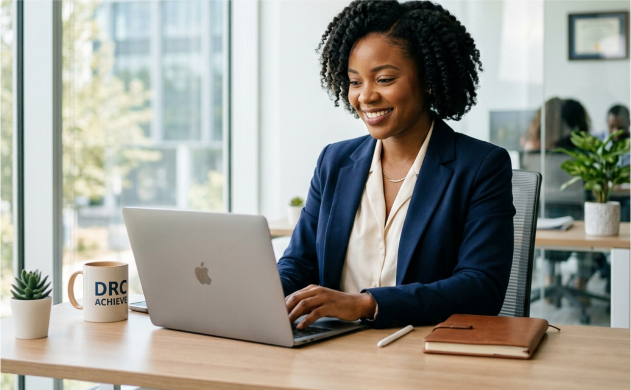 Professionnelle congolaise épanouie